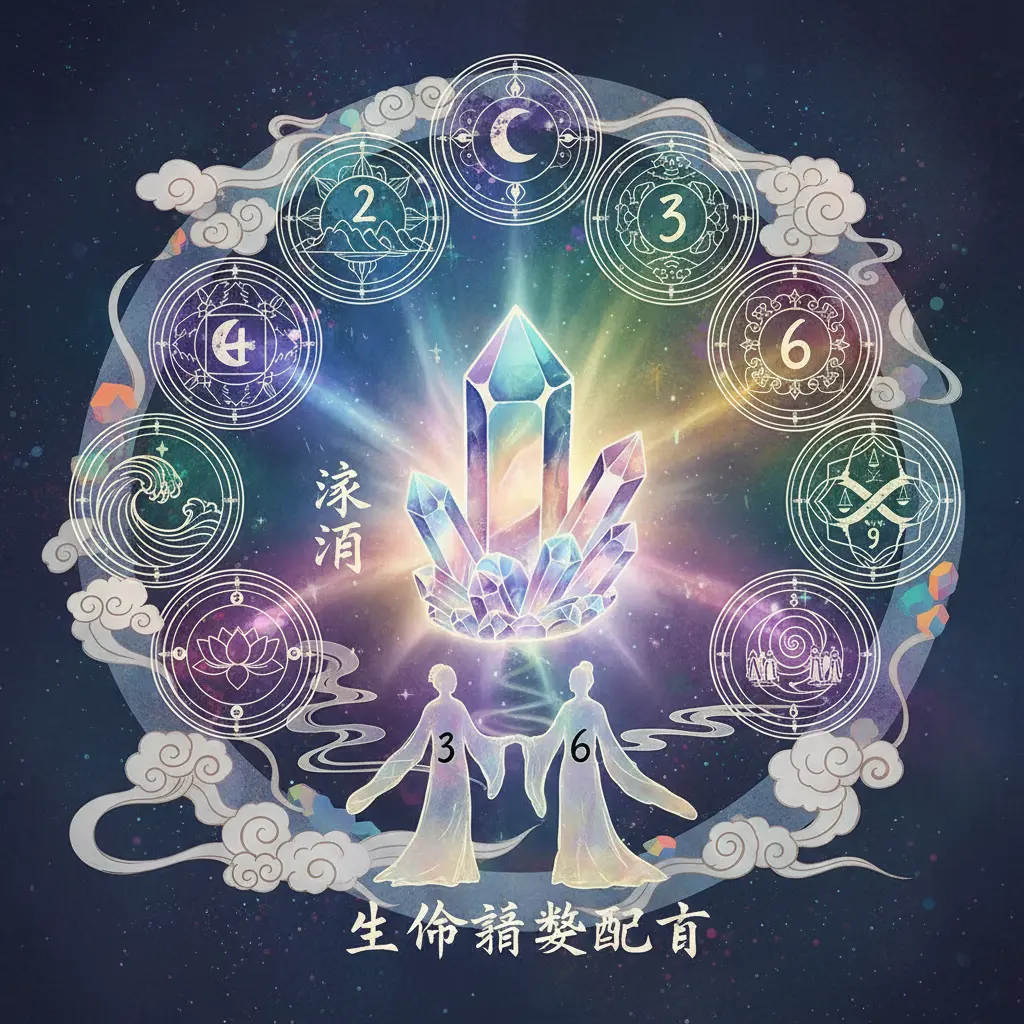 生命靈數配對 - 水晶