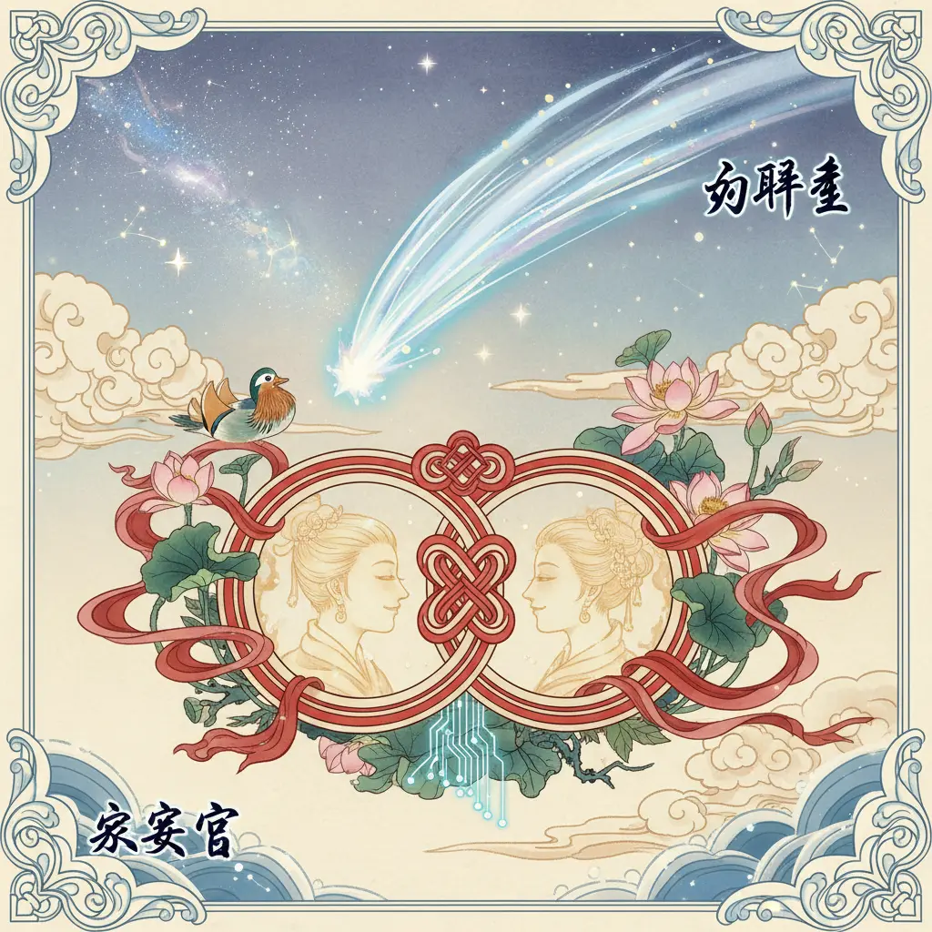 夫妻宮 - 右弼星