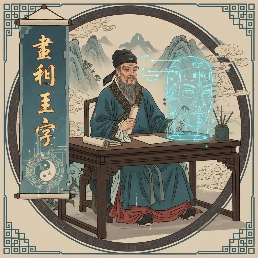 韋千里八字 - 面相學