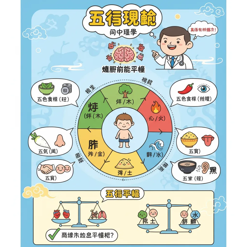 從五行理論睇中醫學與臟腑功能平衡