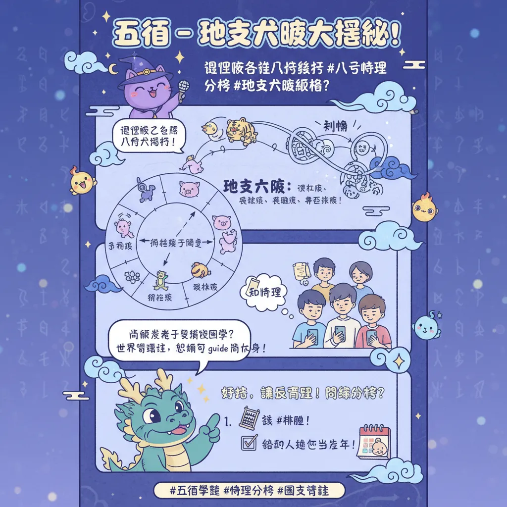 點樣透過八字命理分析地支六破關係