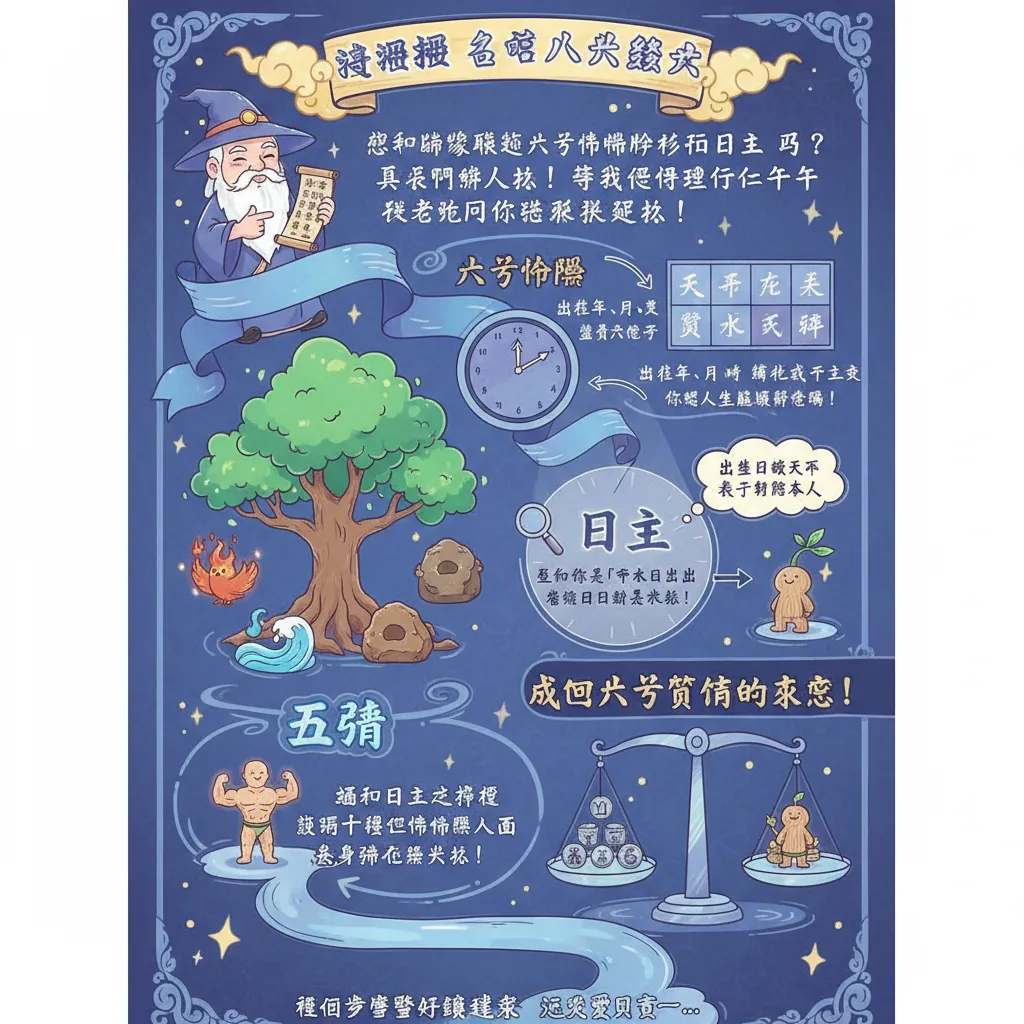 點樣透過算八字命盤分析五行與日主？