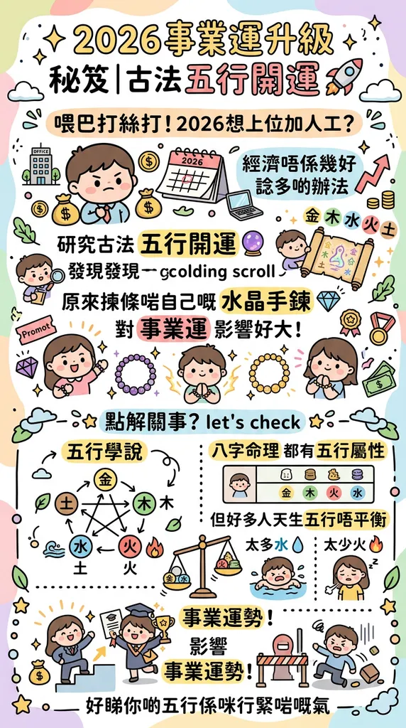 五行開運法：揀啱水晶手鍊增強事業運