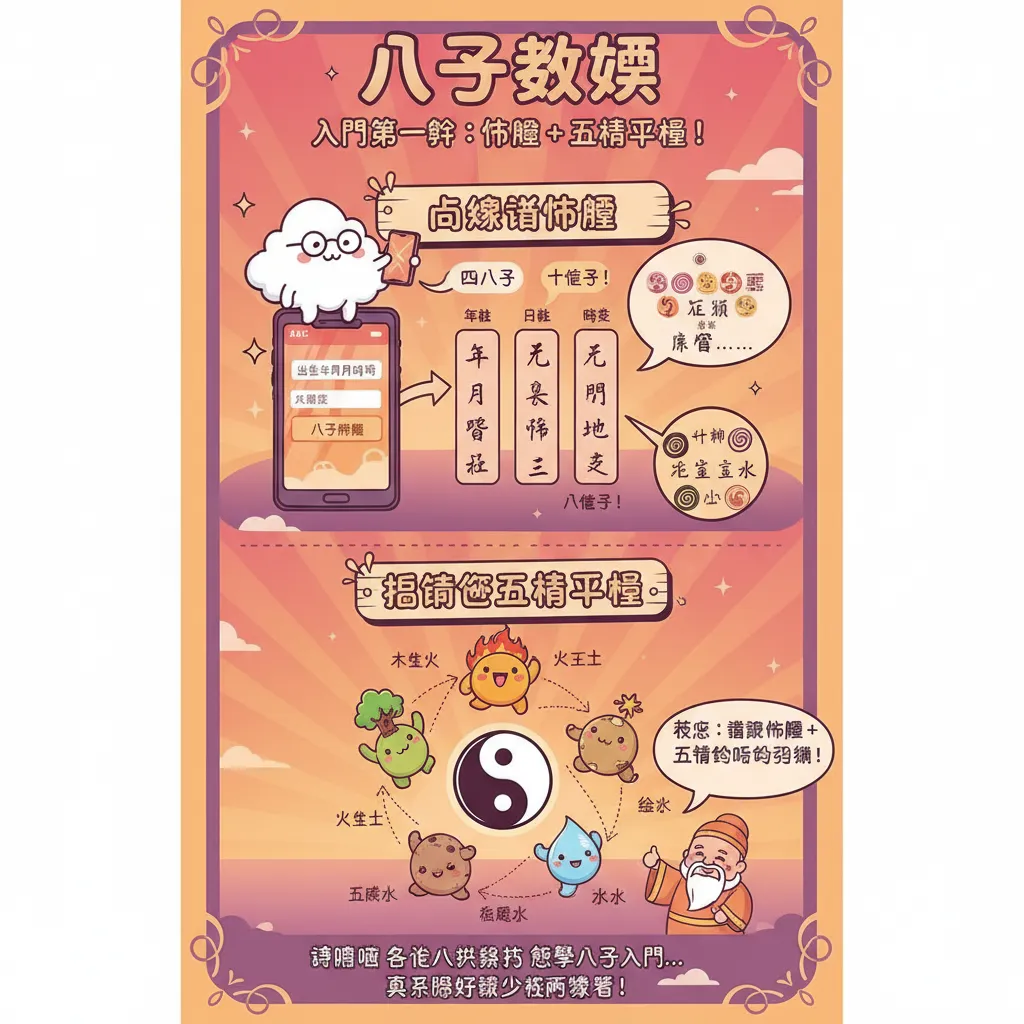 八字教學入門：點樣睇命盤同五行平衡？