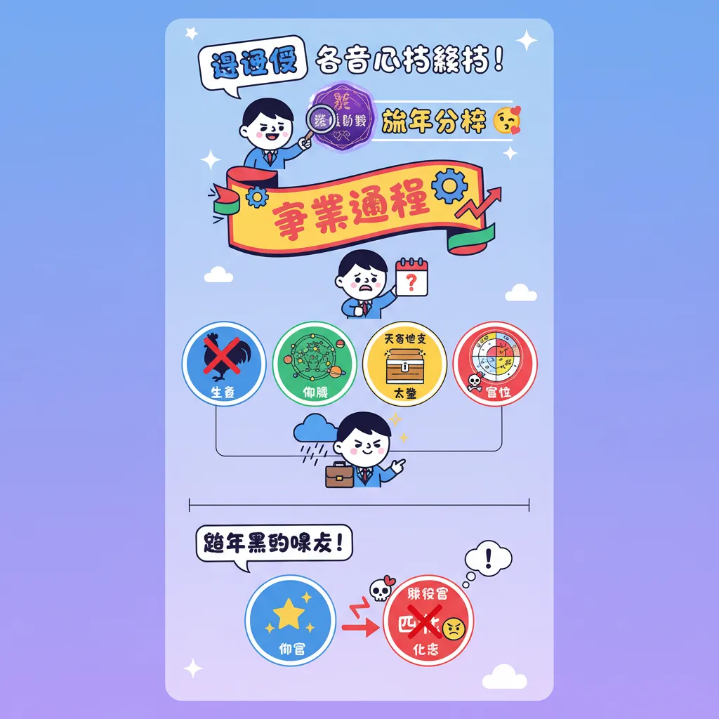 透過紫微鬥數流年分析，掌握事業運程與趨吉避兇祕訣