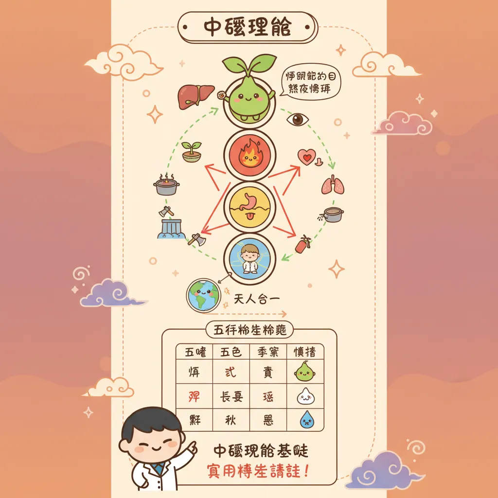 五行理論點樣應用喺中醫養生同五行相生相剋