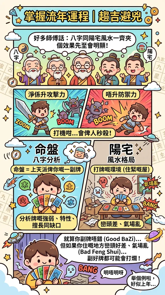 透過八字分析與陽宅風水，助你掌握流年運程趨吉避兇