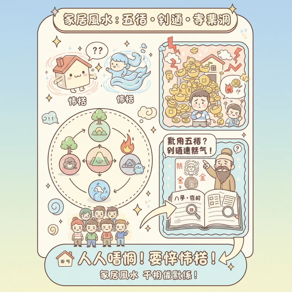 家居風水必學：點樣根據五行提升財運與事業運？