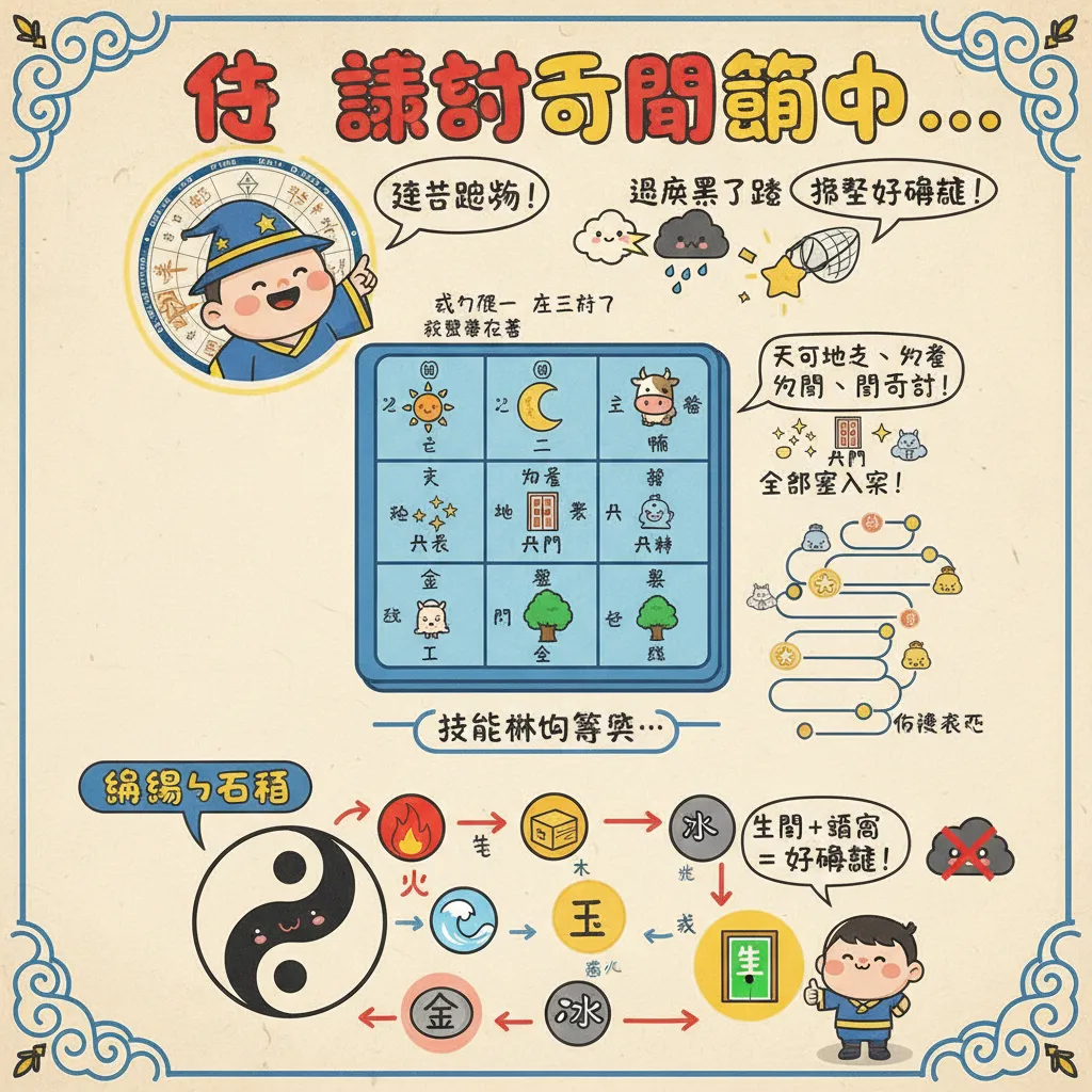 透過奇門遁甲排盤同九宮八卦，學識點樣趨吉避兇