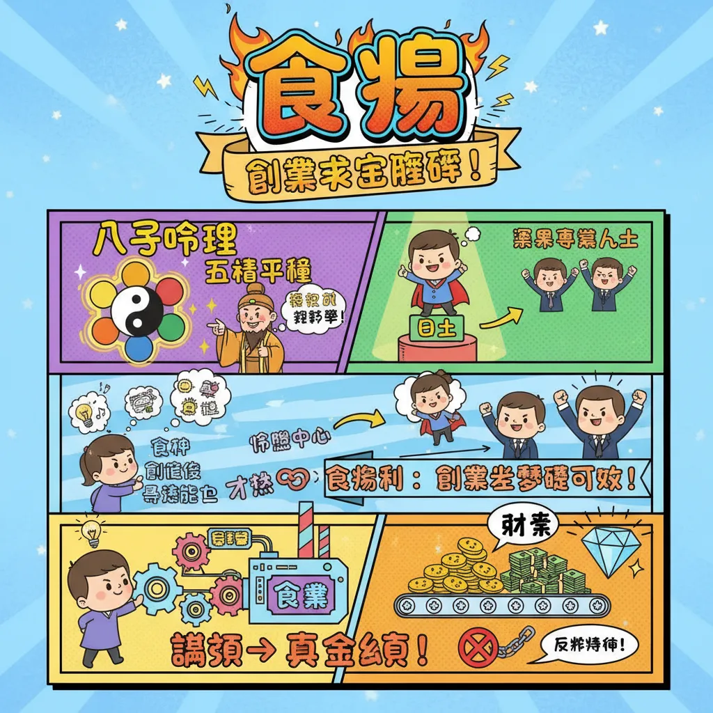 五行平衡關鍵：點解食傷生財係創業成功嘅核心