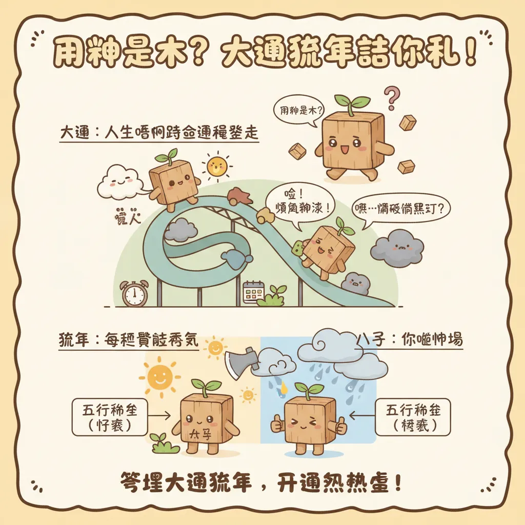 掌握大運流年：用神是木嘅開運方法與命局推算