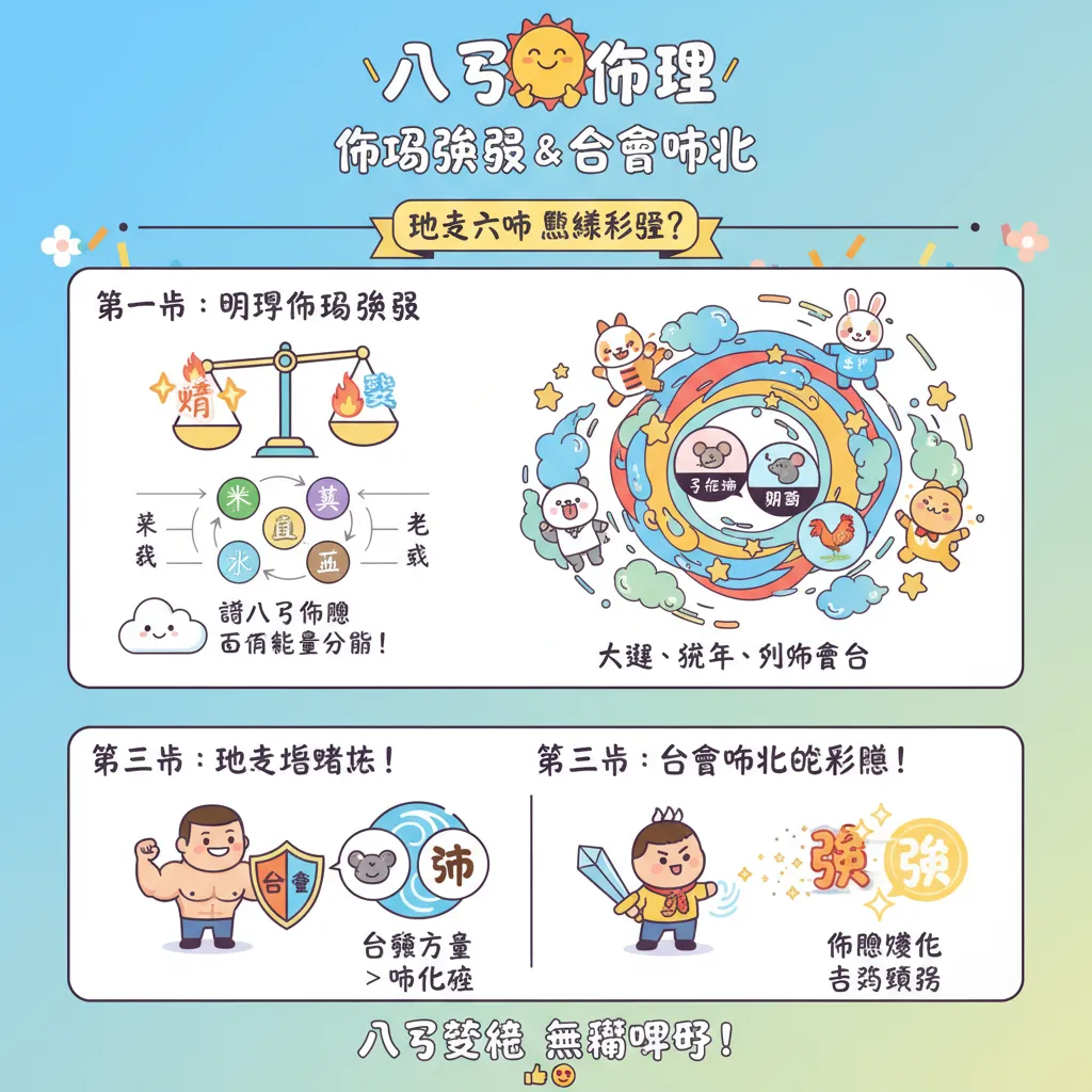 深入探討命局強弱：合會沖化對地支六沖嘅影響