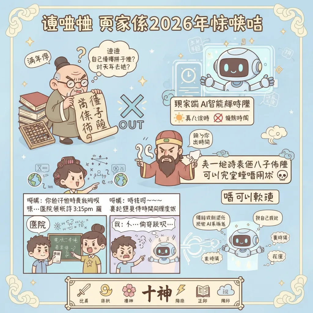 利用AI智能解盤進行八字免費命盤排盤與趨吉避兇