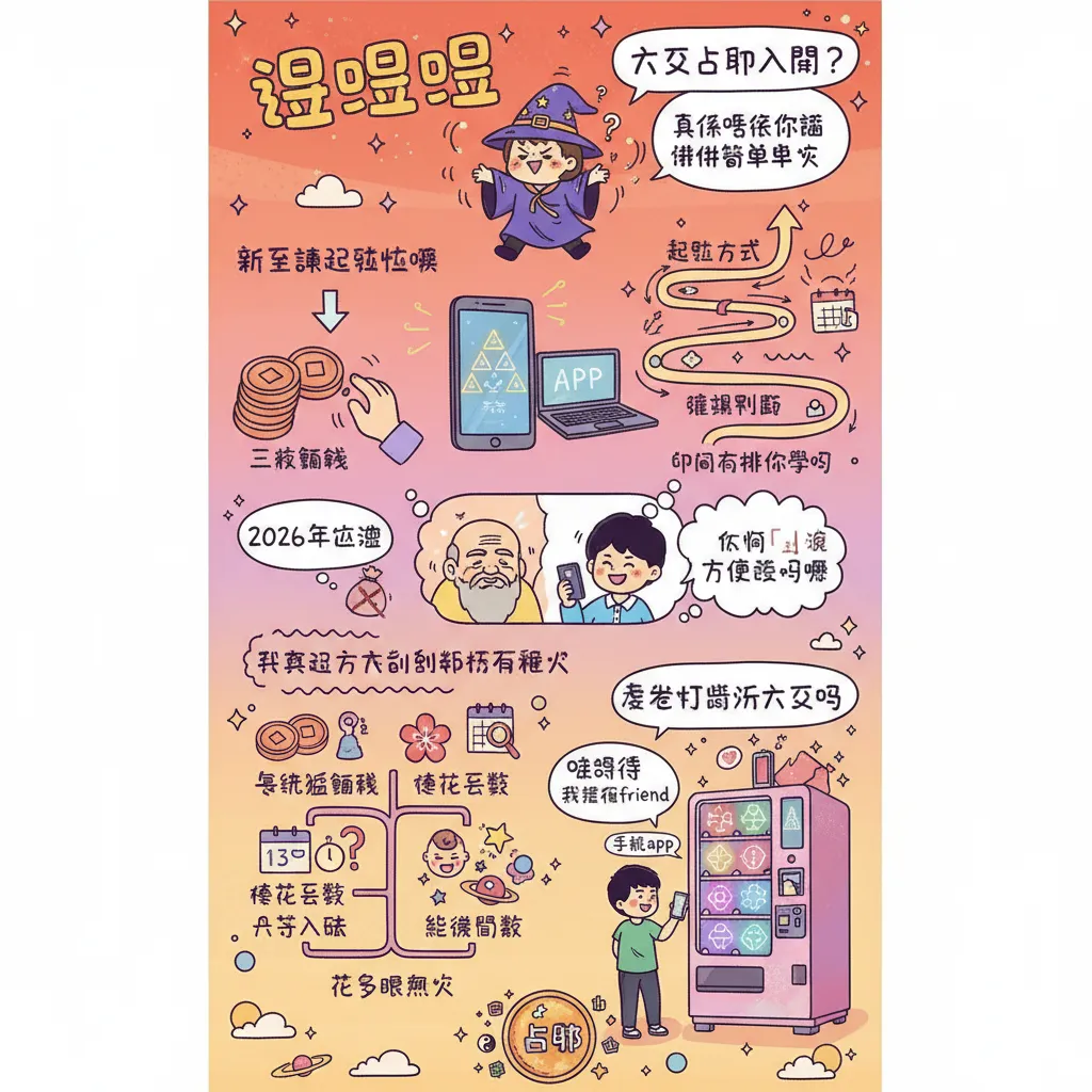 六爻占卜入門：由起卦方式到應期判斷