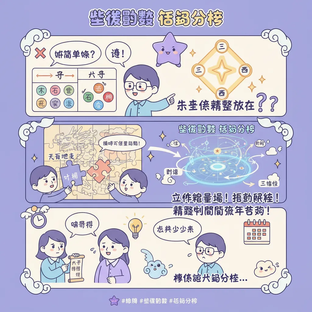 透過紫微鬥數格局分析，精準判斷人生流年與三方四正