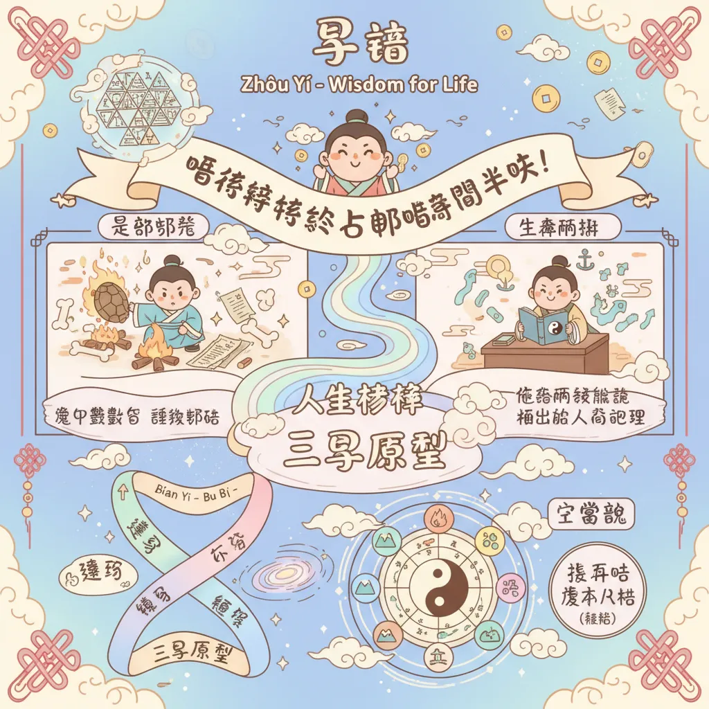 解構易經六十四卦：從占卜卦辭到中庸之道