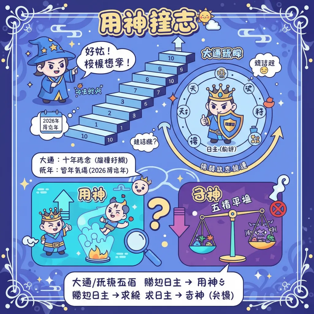 從大運流年睇用神喜忌，掌握2026年趨吉避兇關鍵