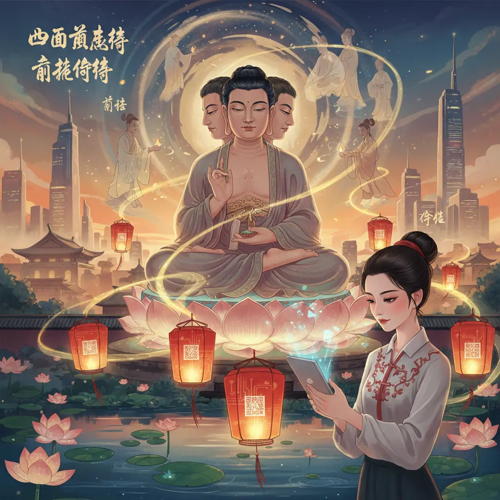 前世今生 - 四面佛點燈